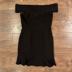 Gianni Bini Black Off-Shoulder Dress
